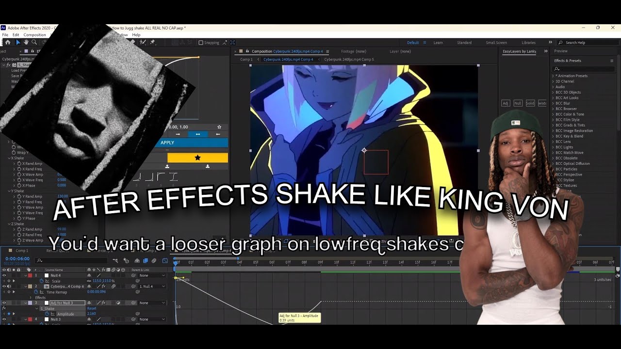 How to do Jugg Shakes like King Von | After Effects Shakes Tutorial