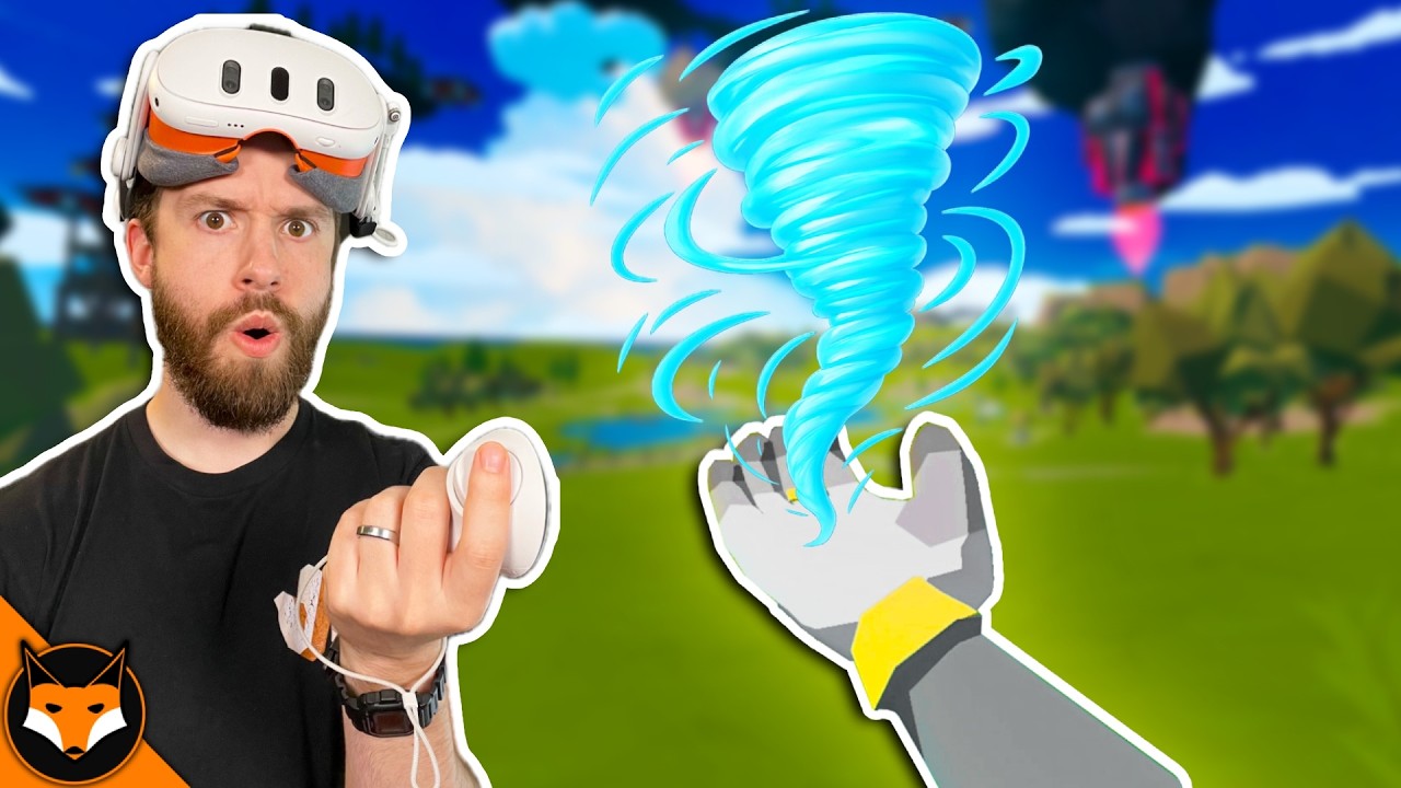 I Became an Air Bender in VR! (Elements Divided)