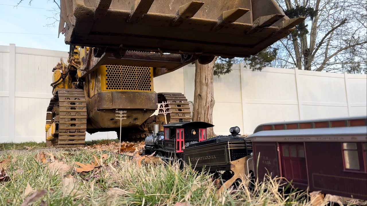 CRUSHING MODEL TRAINS