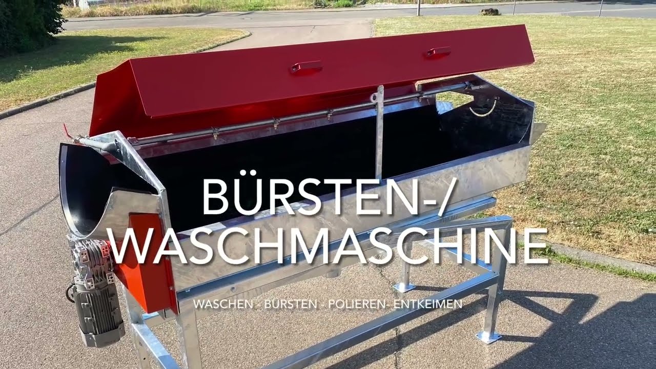 Bürstenwaschmaschine - Poliermaschine - Gemüsewaschmaschine - MIX FÖRDERTECHNIK UND STAHLBAU GMBH
