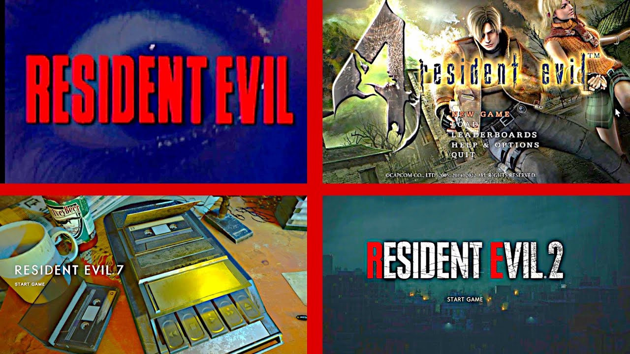 The Evolution Of Resident Evil Start Screen & Title Voices (1996-2024)