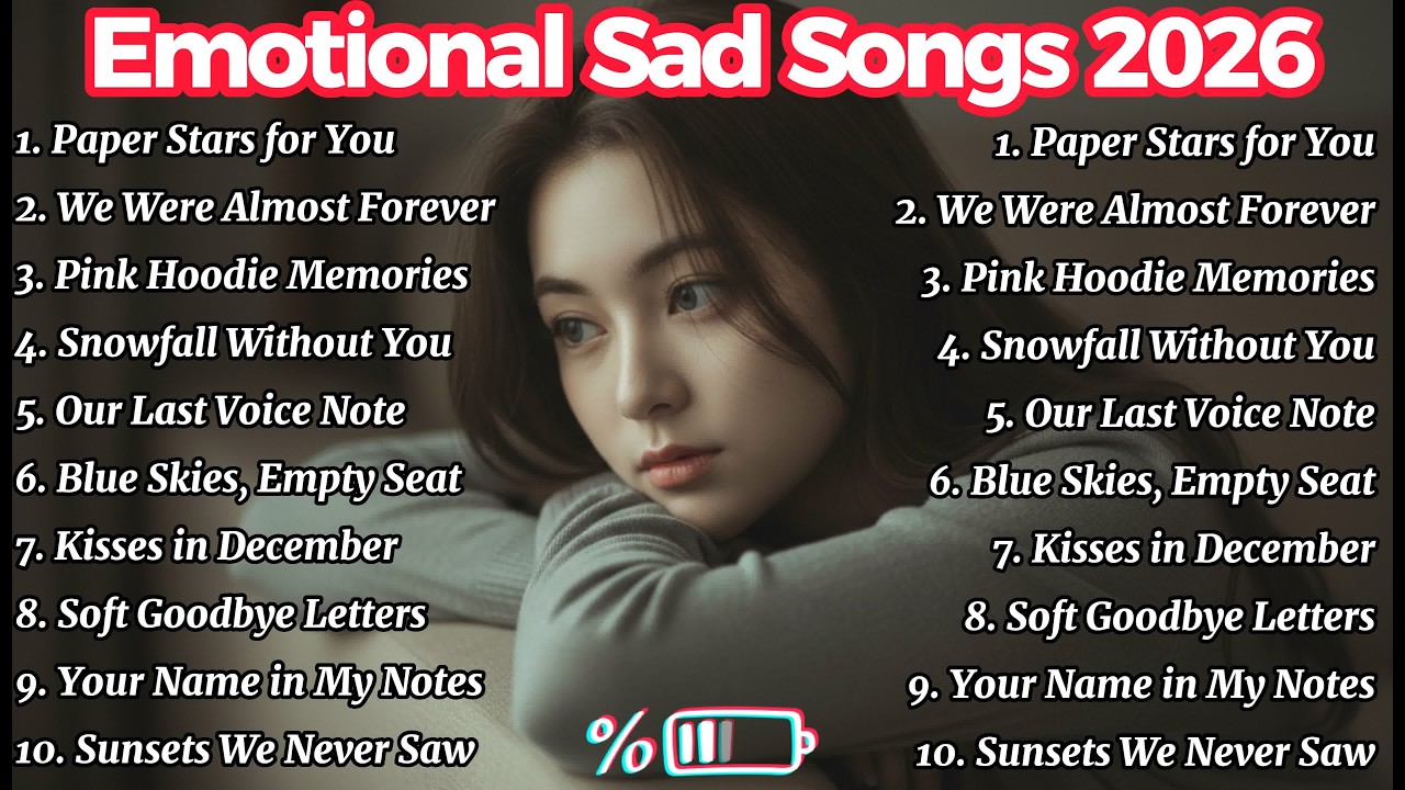 Beautiful Sad Love Songs English 2026 💔 | Emotional Heartbreak Songs That Make You Cry - LiniSlowmo