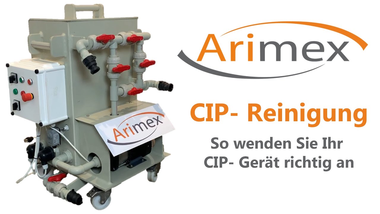 Arimex CIP Reinigung