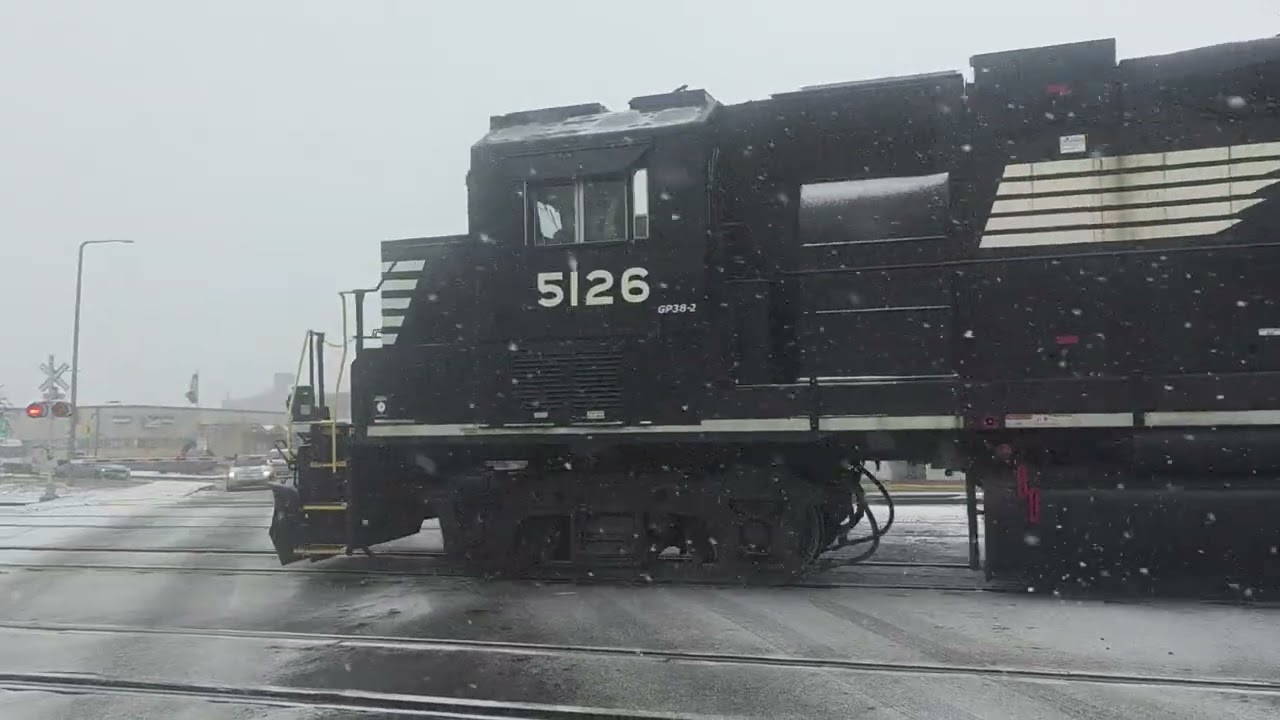 A snowy action packed day in Elkhart 