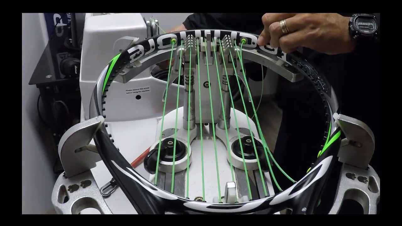 הדרכה לשוזר המתחיל HOW TO STRING A TENNIS RACKET /BEGGINERS