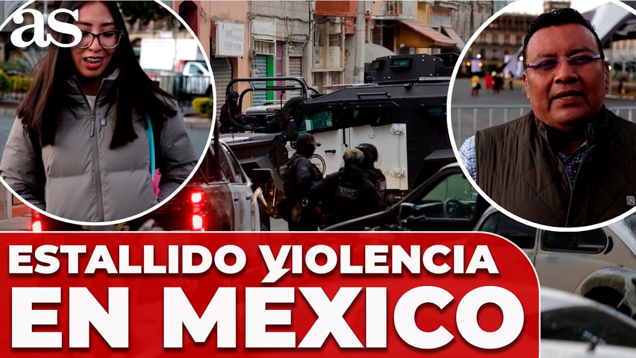 RESIDENTES DE LA CIUDAD DE MÉXICO TEMEN ANTE EL ESTALLIDO DE VIOLENCIA DE LOS CÁRTELES