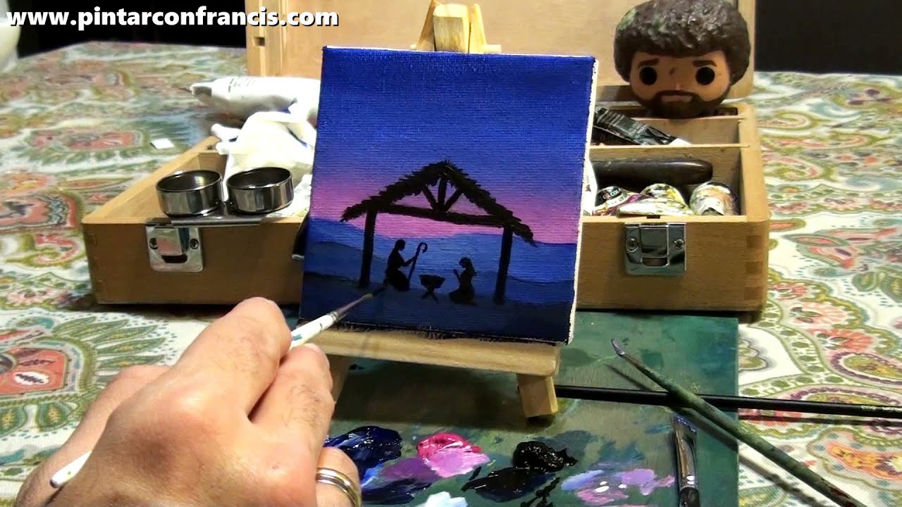 Pintura Óleo Portal de Belén 🌟 | Pintar con Francis ®