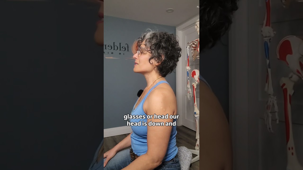 Relieving neck tension when working at the computer #neckrelief