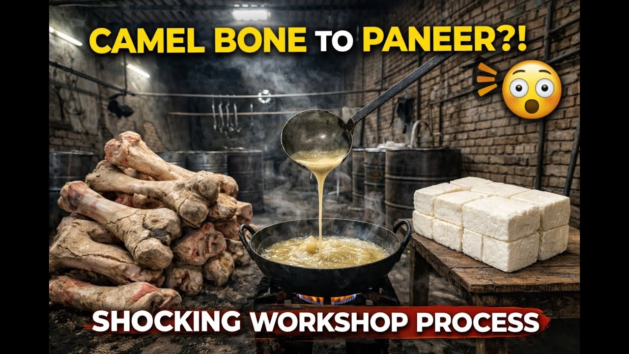Camel Bone to Paneer?! Inside a Shocking Traditional Workshop Process.