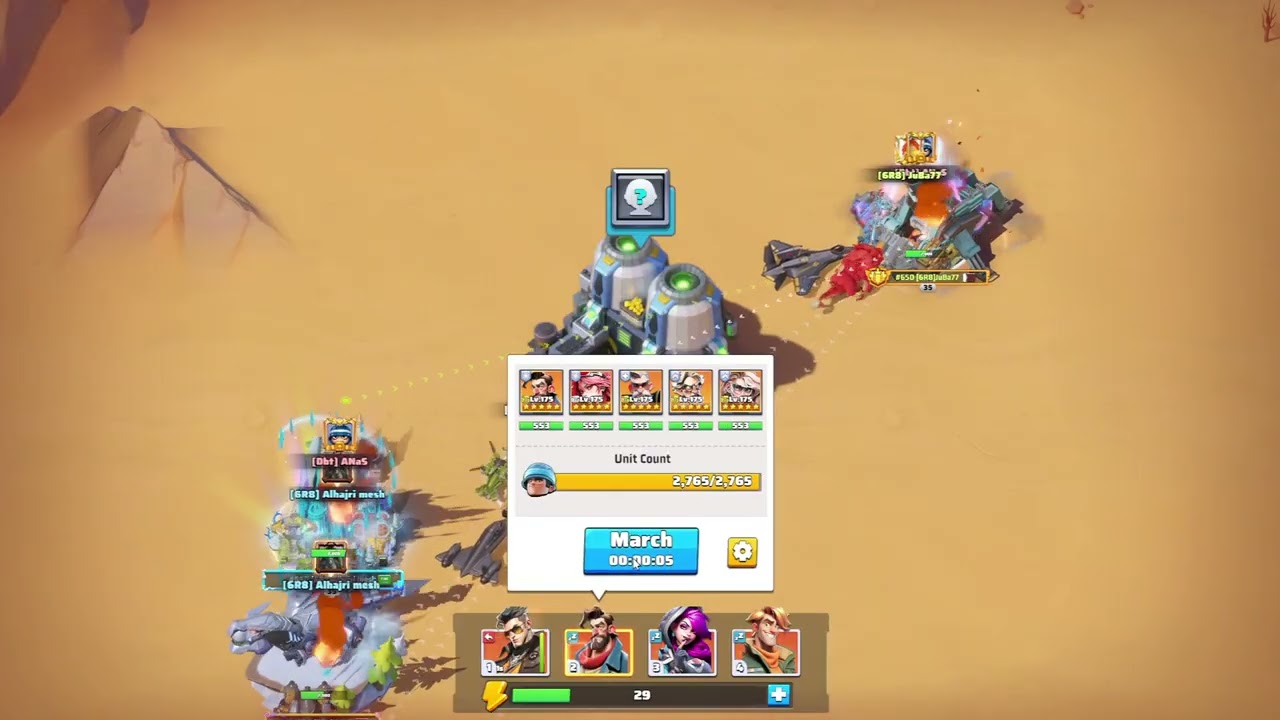 Last war Dessert Storm casual whale POV 650 vs 242