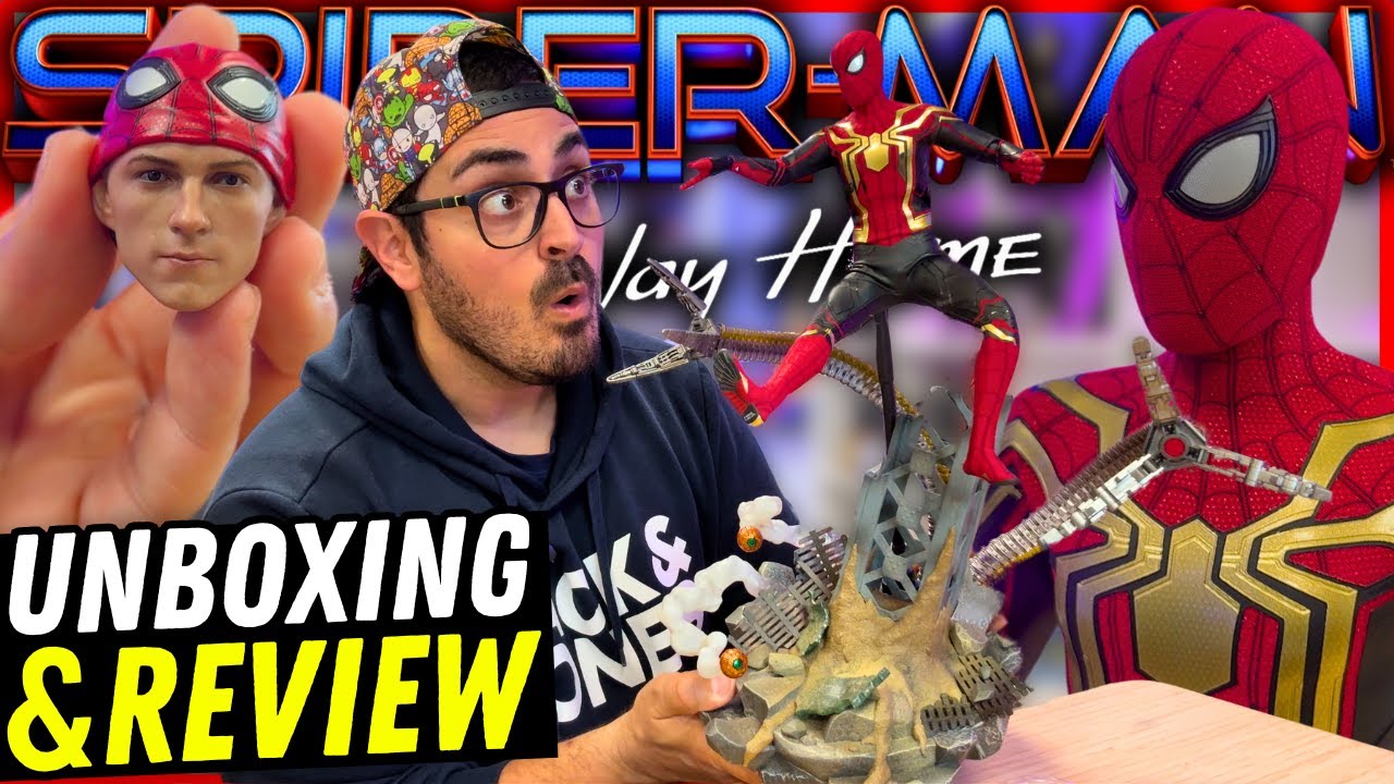 La HOT TOYS de SPIDER-MAN No Way Home Integrated Suit (Versión Deluxe) 🔥 Unboxing y Análisis