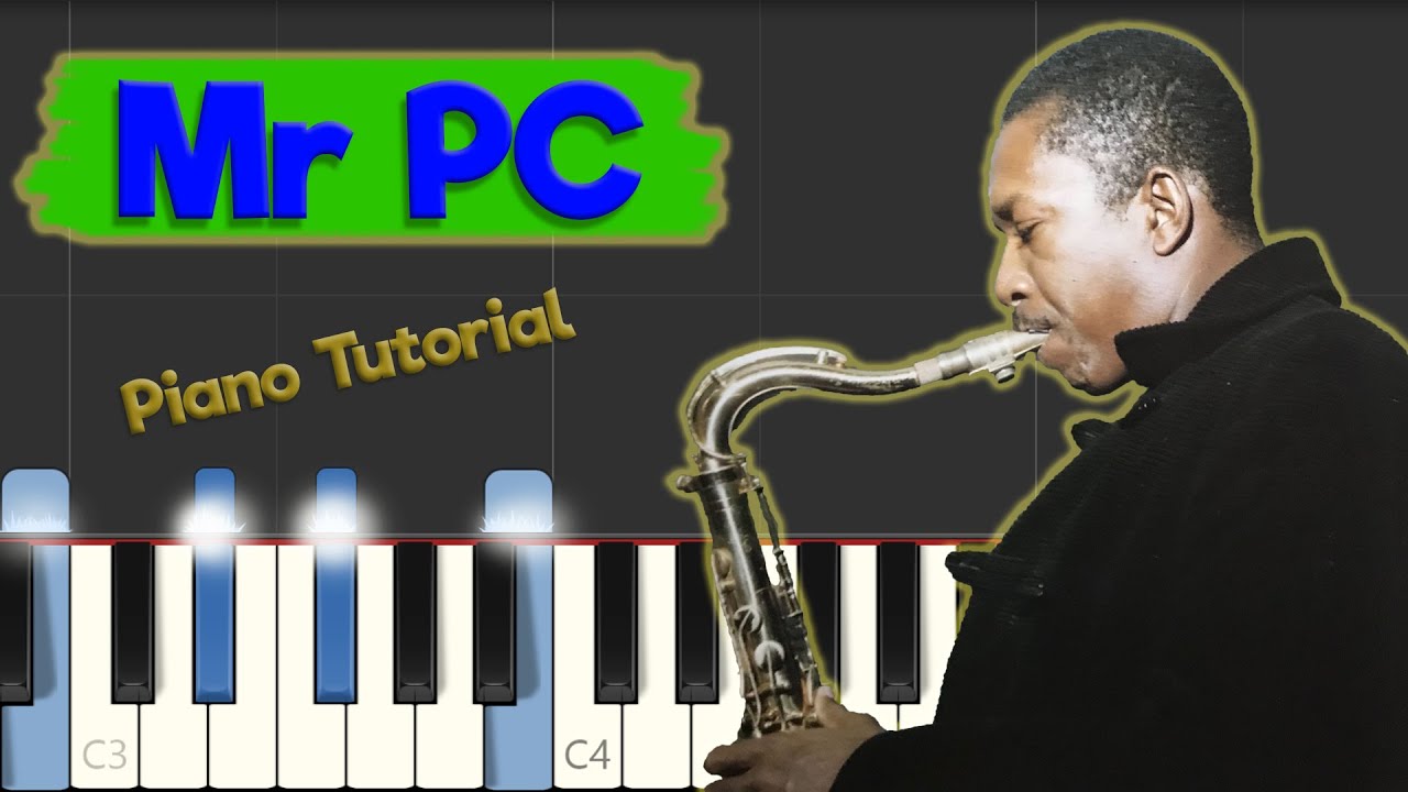 John Coltrane - Mr PC - Jazz Piano Tutorial