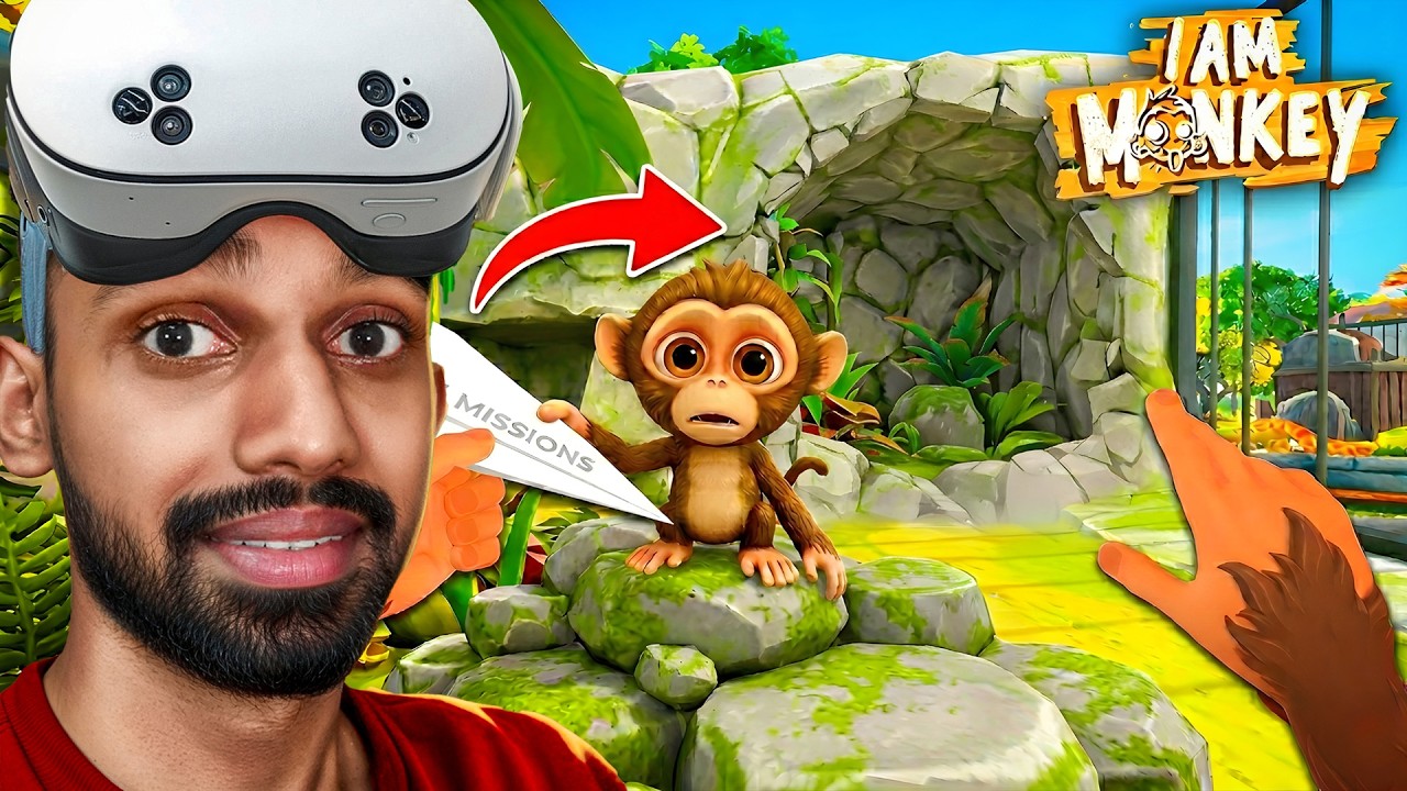 I Became a MONKEY 🐵!! VR