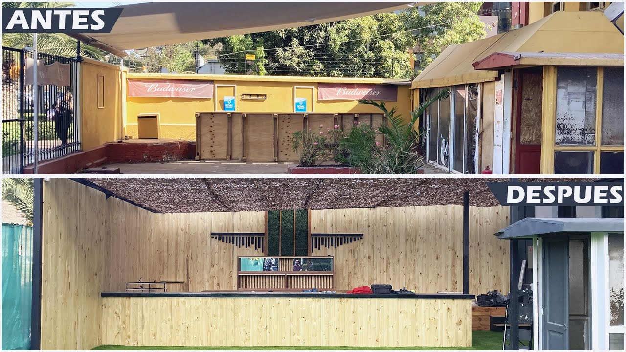 2 Hombres y Mucha Madera / Construcción de Restaurante desde cero / Club de San Miguel (Chile)