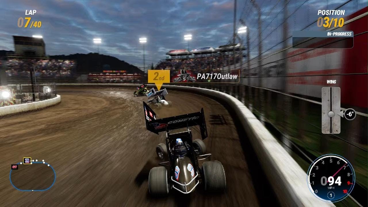 World of Outlaws: Dirt Racing 24_Wallbanger Racing Main 360s Diamond Grove