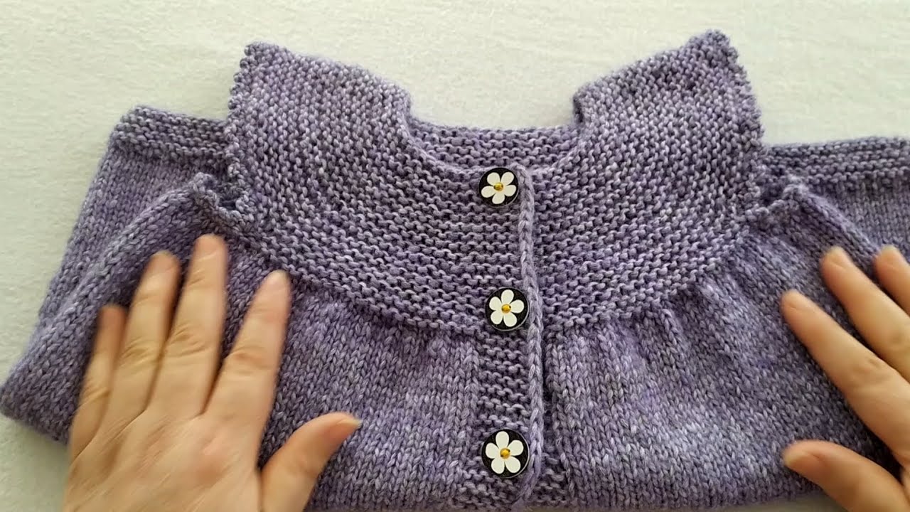 3-4  Yaş Arası Kolay Yelek Yapımı✅ #crochet #baby #knitting #handmade