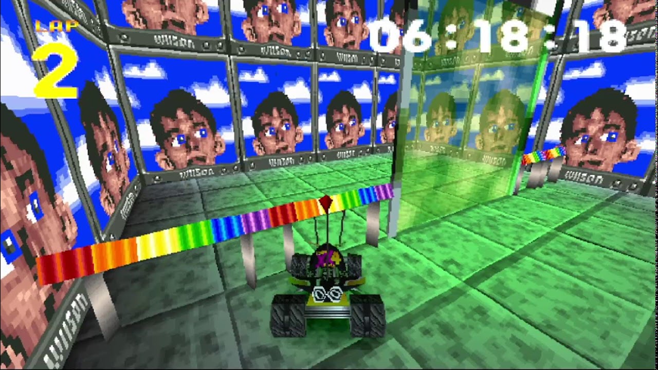 Team Losi RC Racer (Buggy) PS1 Longplay - Good Racing Game
