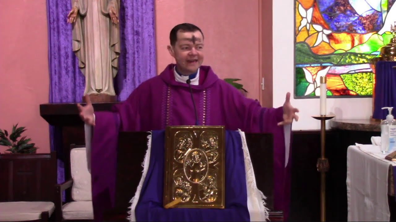 Holy Mass (English), Ash Wednesday February 17, 2021.  Father Adam Kotas