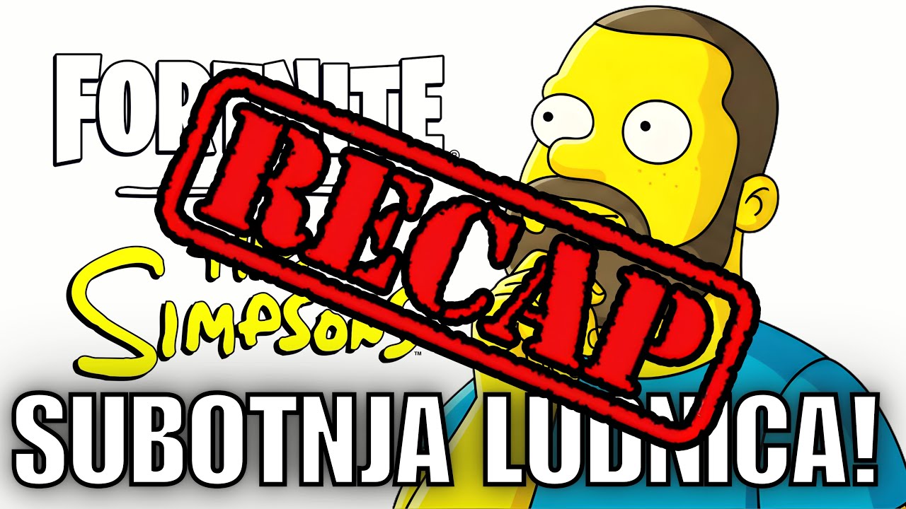 FORTNITE x SIMPSONS - KOJI WIN ZA KRAJ! - RECAP