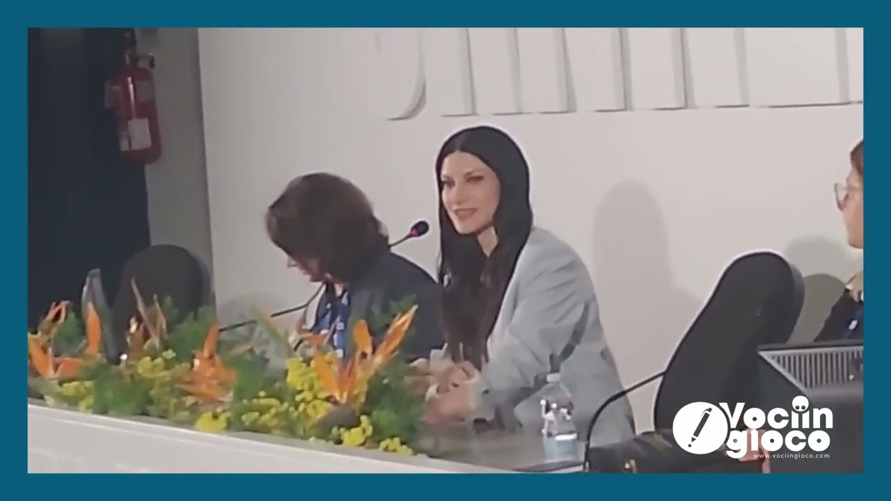 Voci da Sanremo - Laura Pausini in Conferenza stampa
