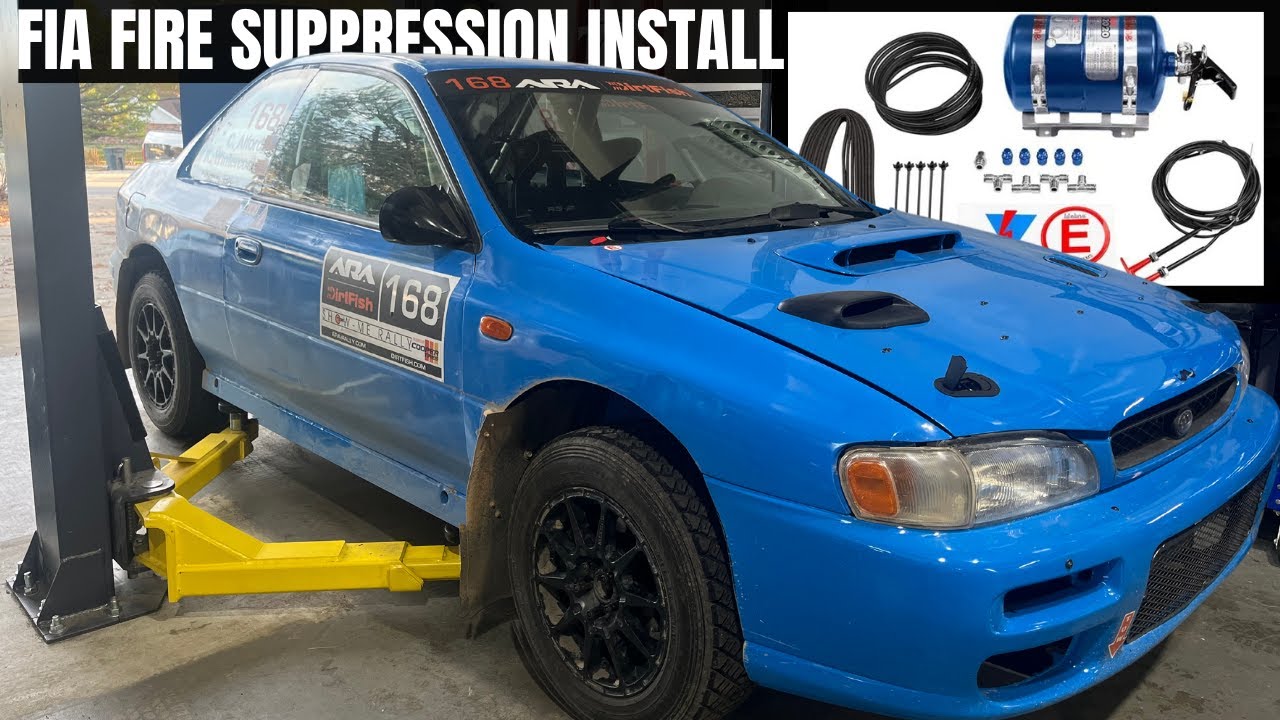 Installing A FIA Fire Suppression System In My GC8 Rally Car