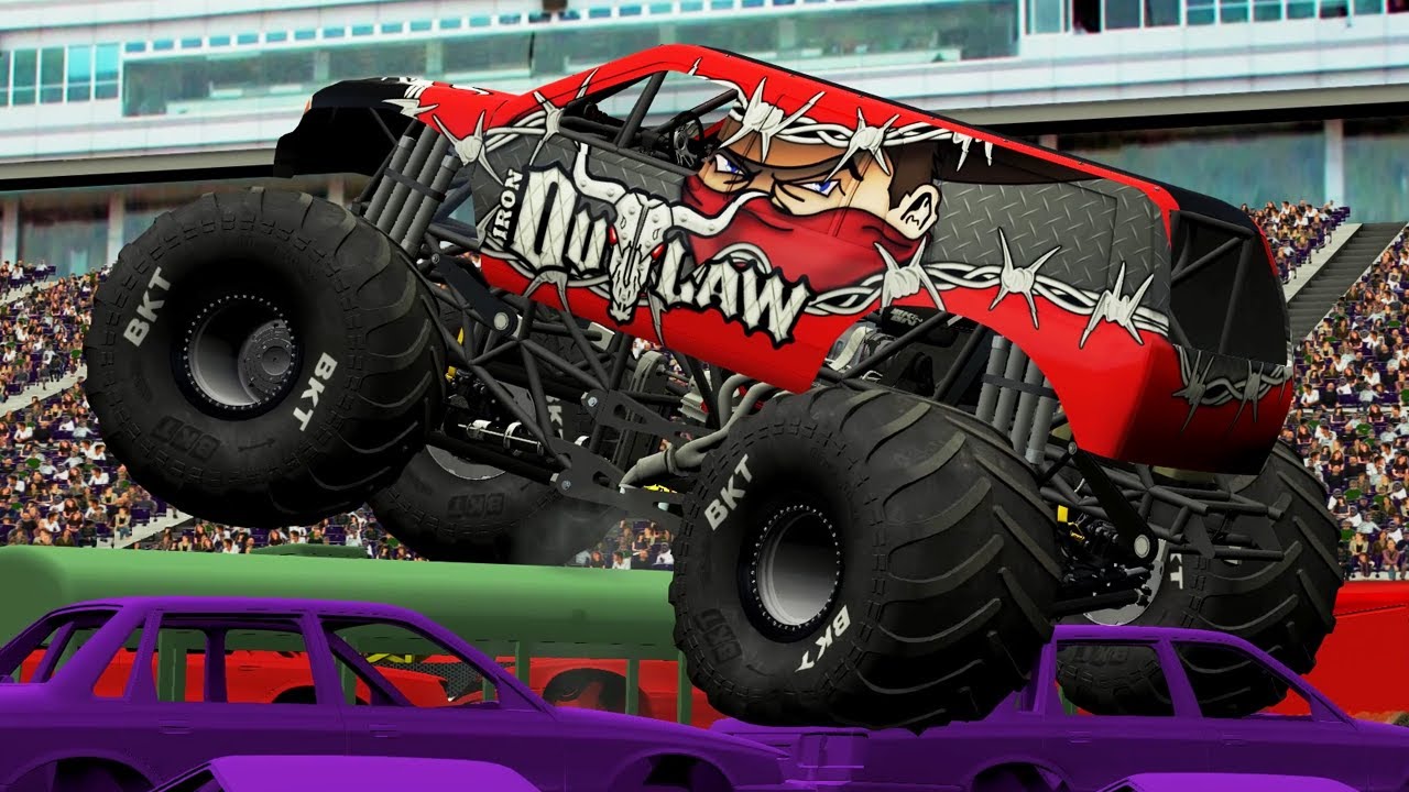 20 Truck Custom Las Vegas World Finals 2021 Freestyle - BeamNG.Drive Monster Jam