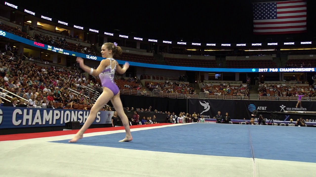 Annie Beard - Floor Exercise - 2017 P&G Championships - Junior Women - Day 2