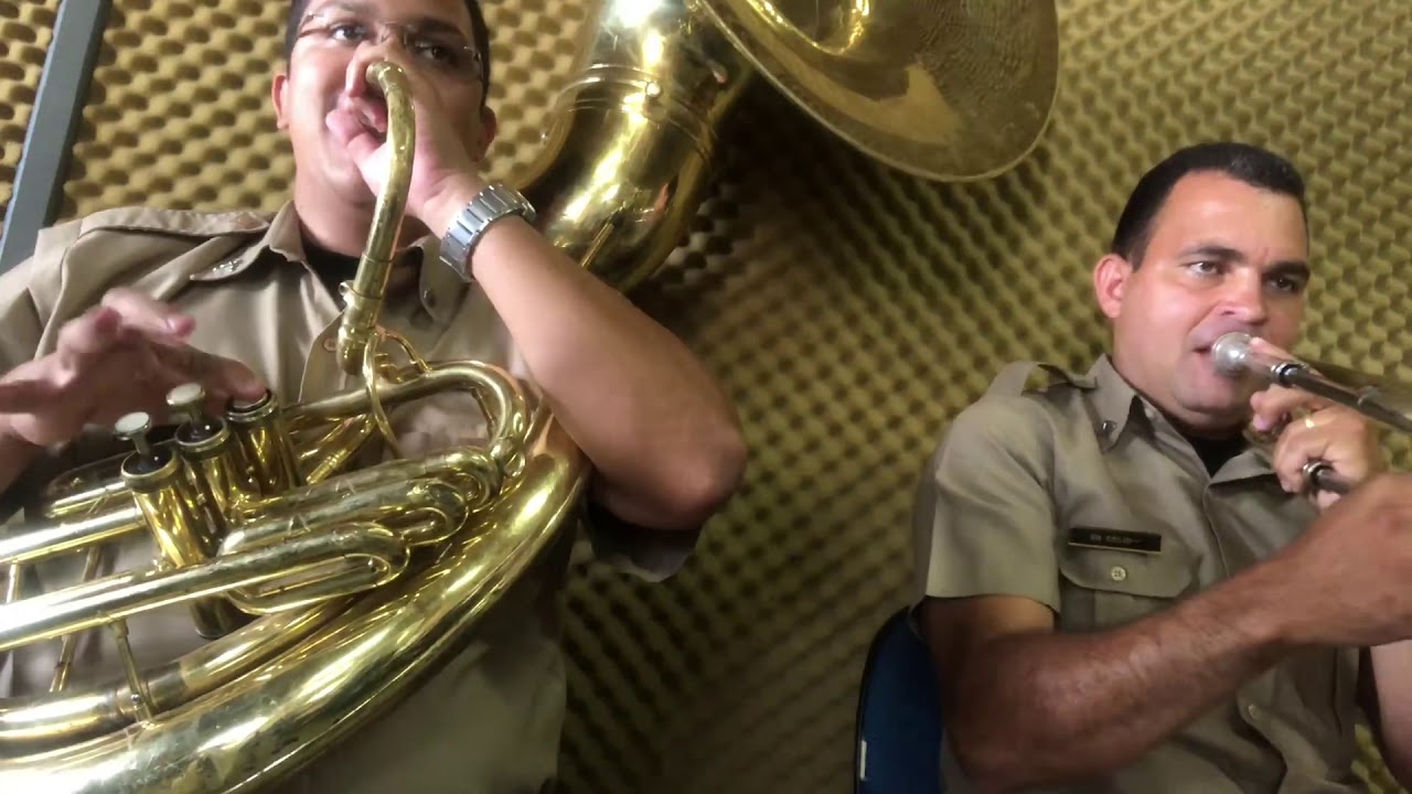 Dobrado 220 - Avante Camaradas - Sd. Freitas (Tuba Bb) e Sd. Célio (Trombone)