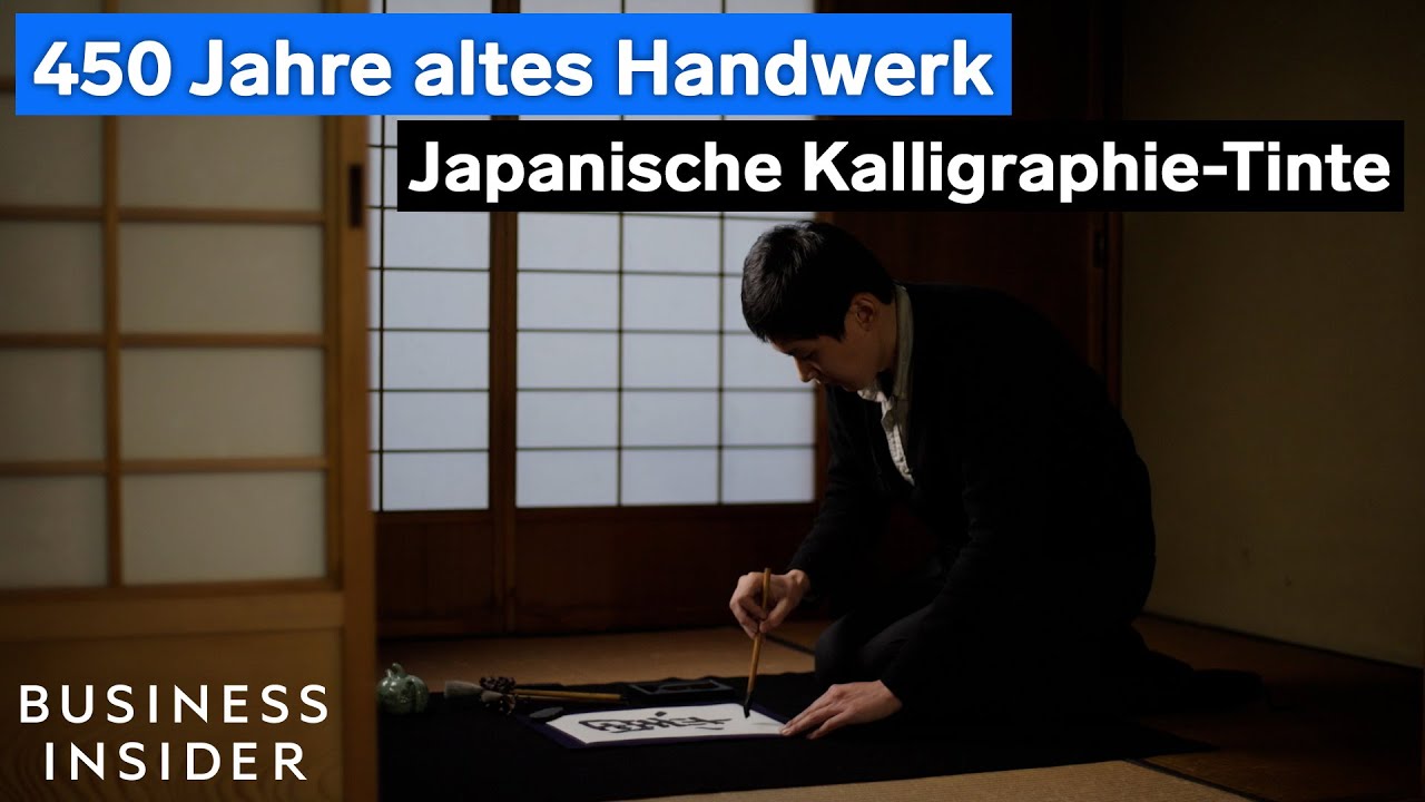 Warum japanische Kalligraphie Tinte so teuer ist