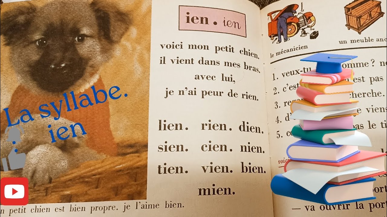 Bien lire et comprendre: la syllabe : ien. pages 74/75 🌼🌼🌼