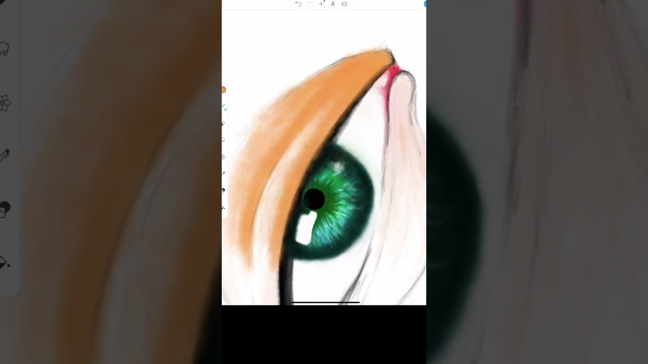 never draw eyes this way 😎✌️#digitalart
