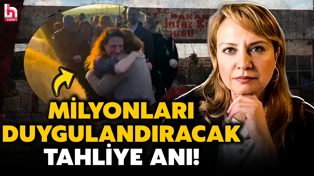 GÖZYAŞLARI DİNMEDİ! İşte Şişli Belediye Başkan Yardımcısı Özdemir'in tahliye edildiği anlar...