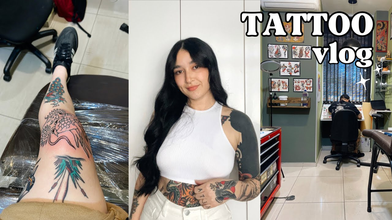 Tattoo VLOG | tatuei o joelho ✨