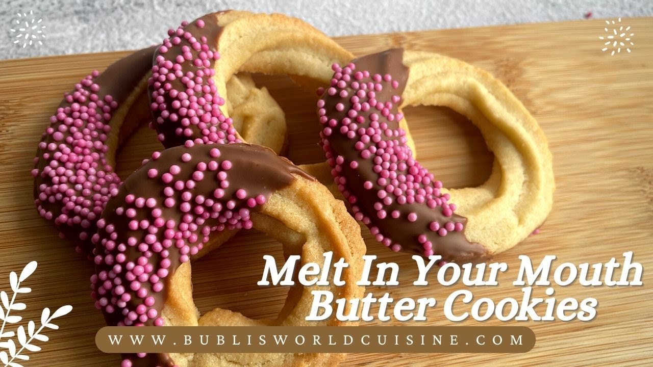 Easy Homemade Butter Cookie Recipe | How to make Danish butter cookies. #buttercookies #cookierecipe