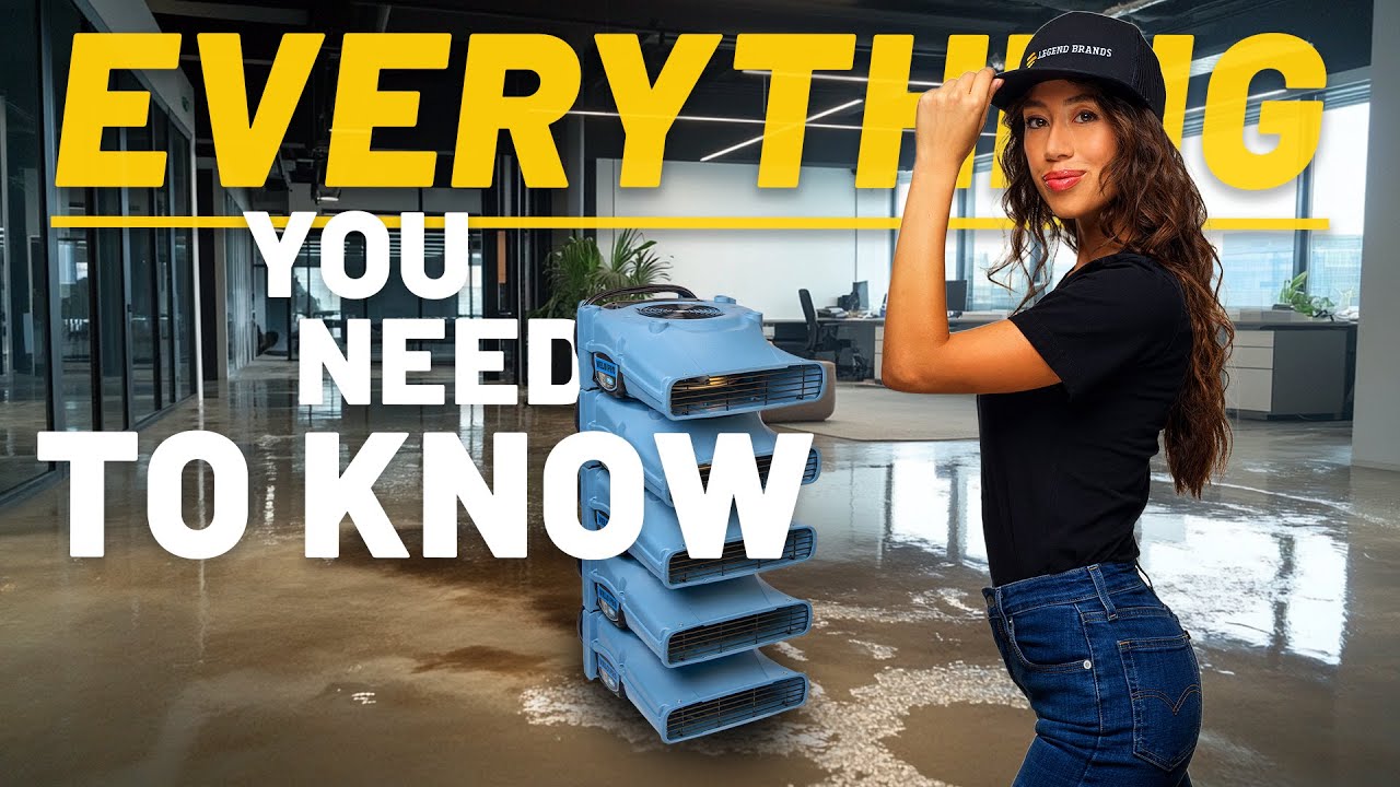 Dri-Eaz Air Movers for Beginners || Basic Guide