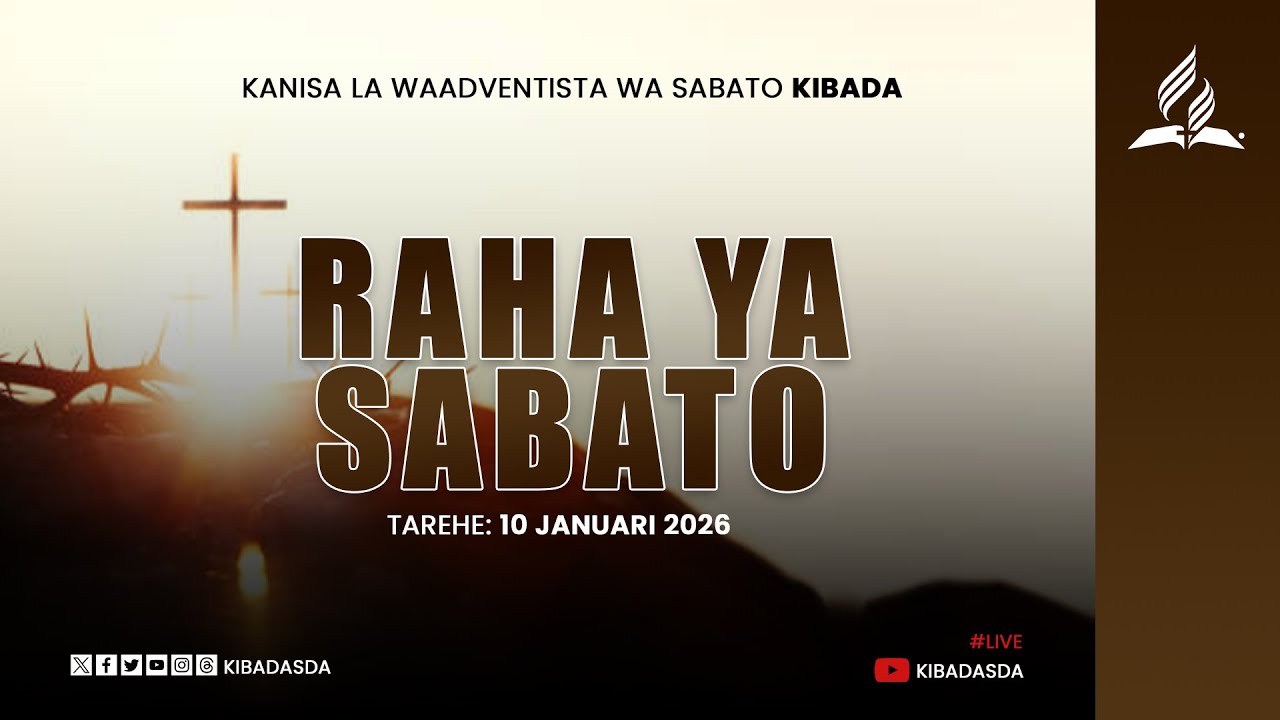 🔴#LIVE: IBADA YA SIKU 10 ZA MAOMBI || MCH. EZEKIAH CHABOMA || 10 JANUARI 2026 || KIBADA SDA CHURCH