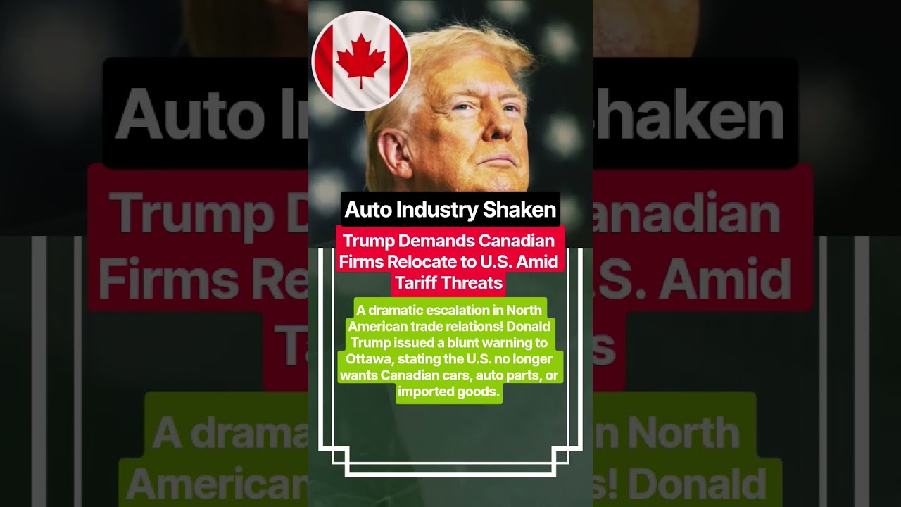 Trade War Escalates: Trump Declares 'I Don't Want Canadian Anything'