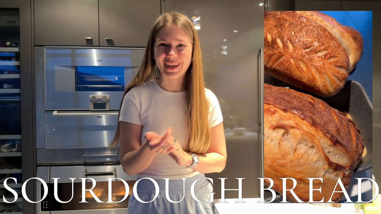 Slow Morning Baking Sourdough Bread | Daily Home Vlog