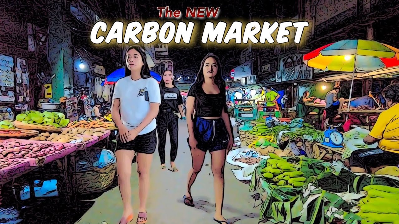 🔥[HD #CEBU 🇵🇭 ] DISCOVER THE FASCINATING CARBON PUBLIC MARKET AT NIGHT - Walking Tour