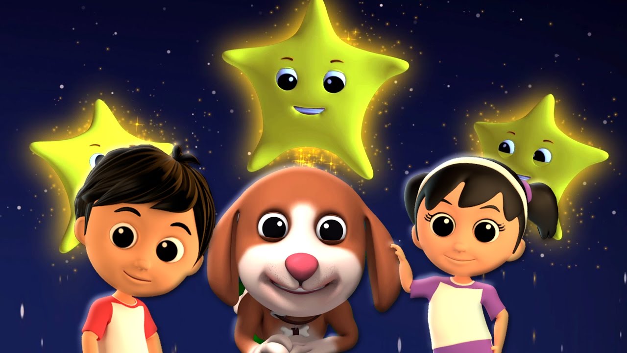 Twinkle Twinkle маленькая звезда | детский стишок | 3D Nursery Rhyme | Twinkle Twinkle Little Star