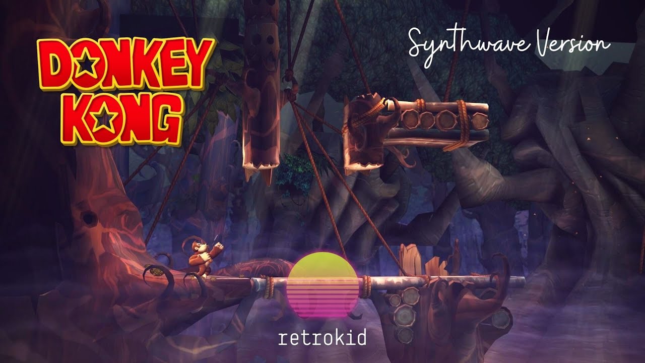 Forest Interlude [SYNTHWAVE REMIX] | Diddy's Kong Quest OST✨