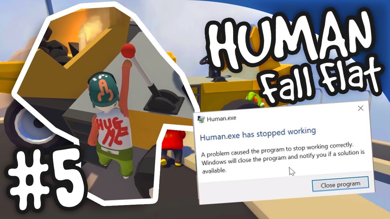 Broke The Game! | Human: Fall Flat #5