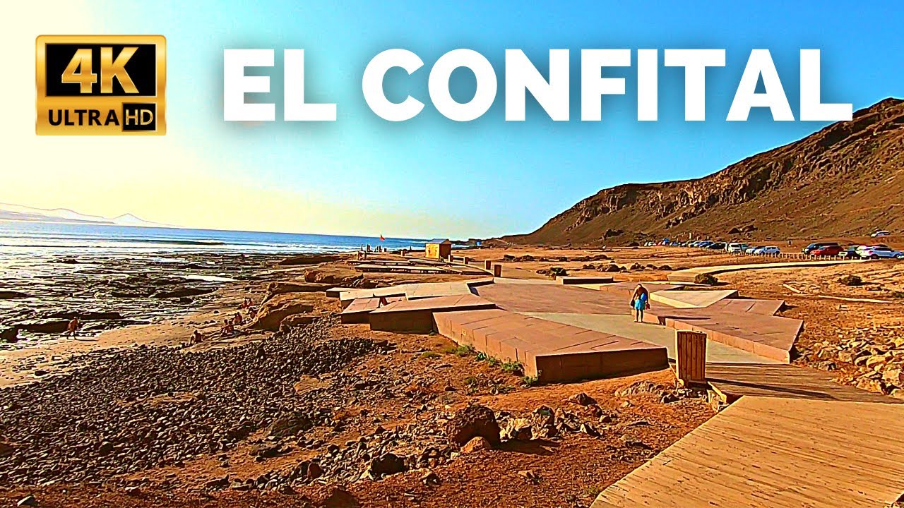 Gran Canaria El Confital Beach | Canary Islands Spain Walk 4K