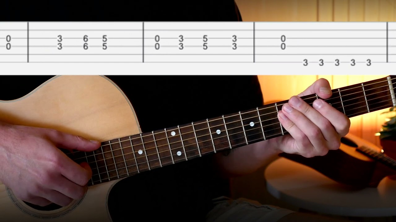 TOP4 Rock songs on acoustic guitar