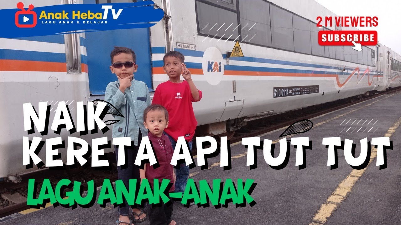 NAIK KRETA API TUT TUT | LAGU ANAK | KRETA LRT | KRETA CEPAT | Train