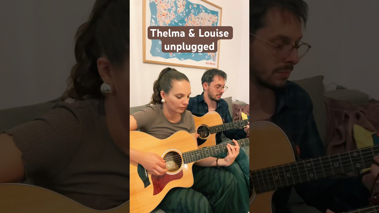 One voice, two guitars, full Thelma & Louise vibe. #unplugged #guitar #singer #newcomer #feelgood