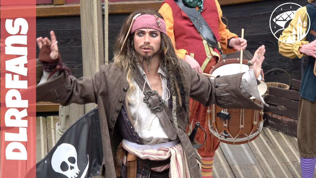 Hoist the Flag, Mateys with Captain Jack Sparrow at Disneyland Paris