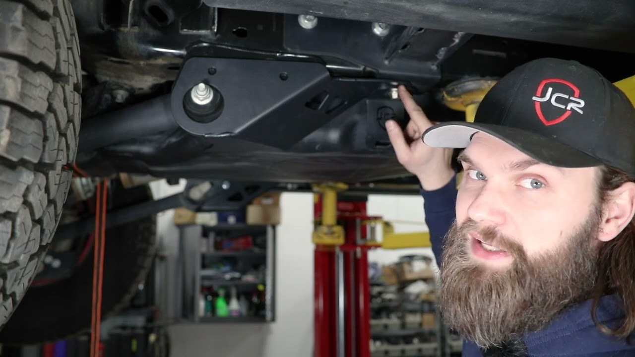 Bronco Rear LCA Skid Install