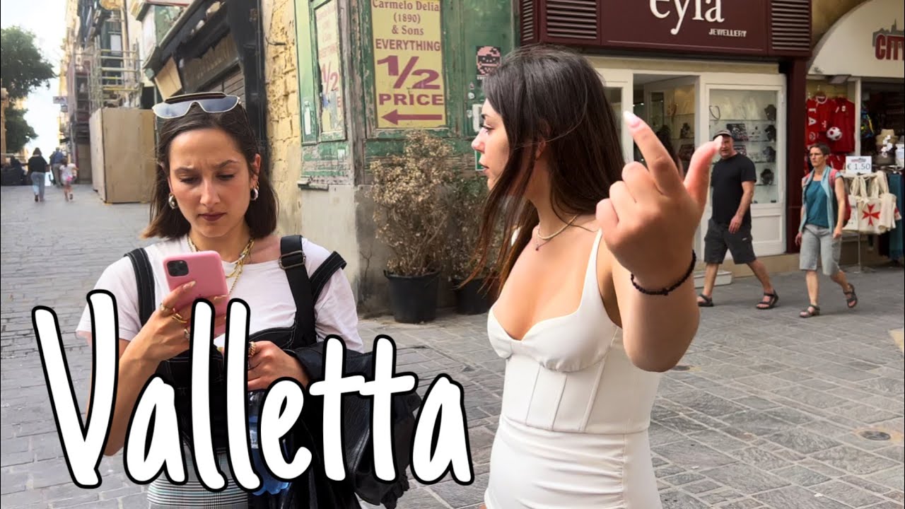 Merchants Street. Valletta, Malta