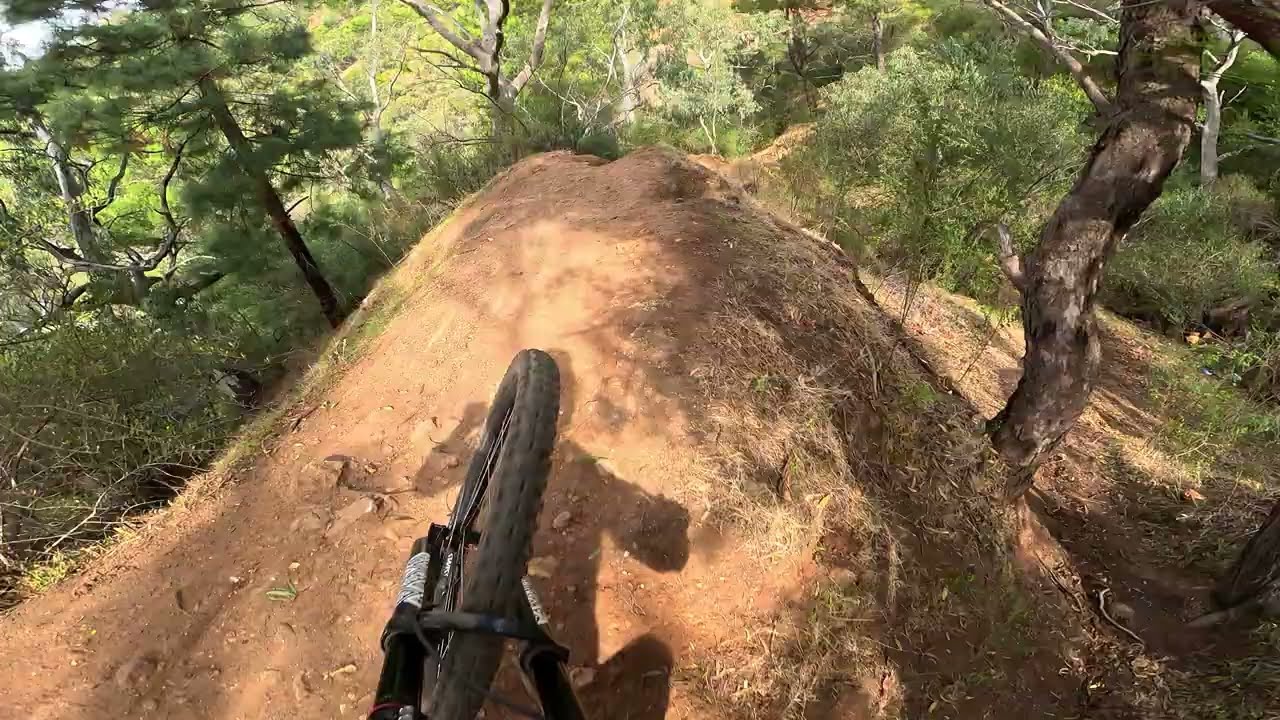 Troy Brosnan home testing on the DH bike! This was a Race run Simulation. Shot on my GoPro